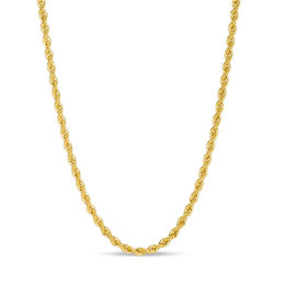 012 Gauge Rope Chain Necklace in 14K Gold - 18&quot;