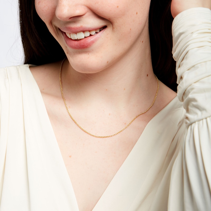 Main Image 2 of 012 Gauge Rope Chain Necklace in 14K Gold - 18"