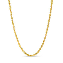 012 Gauge Rope Chain Necklace in 14K Gold - 20"