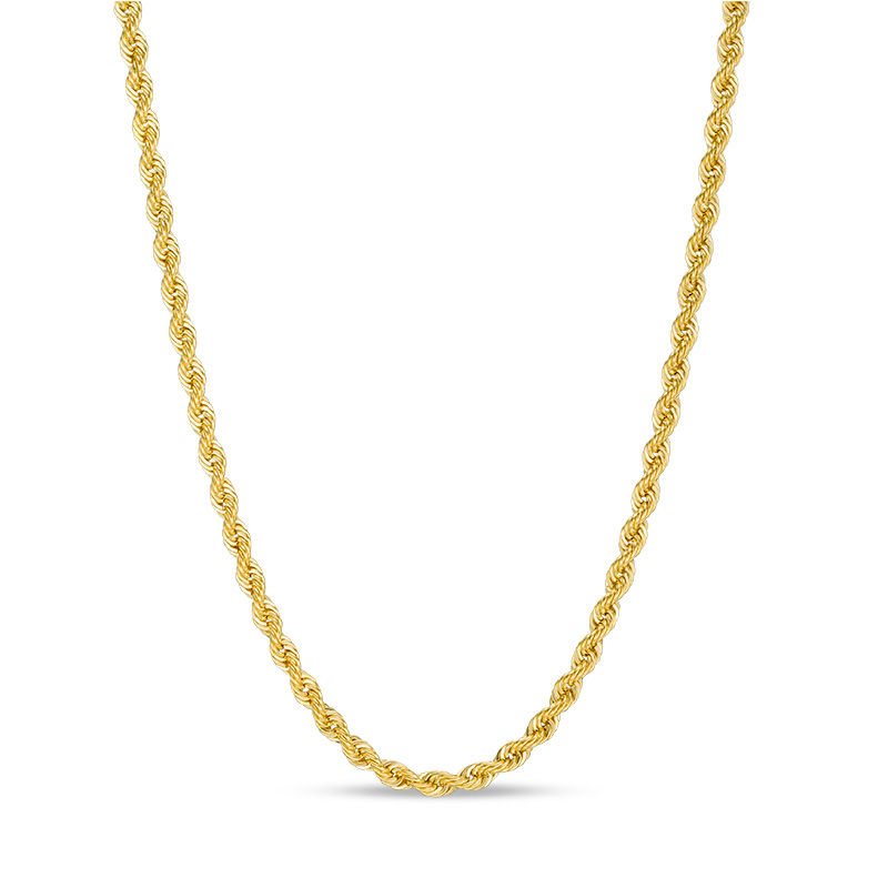 Main Image 1 of 012 Gauge Rope Chain Necklace in 14K Gold - 20"