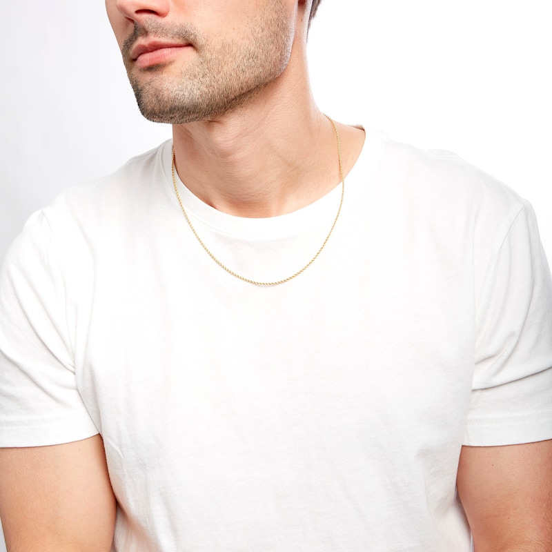 Main Image 3 of 012 Gauge Rope Chain Necklace in 14K Gold - 20"