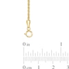 Thumbnail Image 4 of 012 Gauge Rope Chain Necklace in 14K Gold - 20"