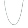 Thumbnail Image 1 of 012 Gauge Rope Chain Necklace in 14K White Gold - 20"