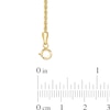 Thumbnail Image 2 of 014 Gauge Rope Chain Necklace in 14K Gold - 22"