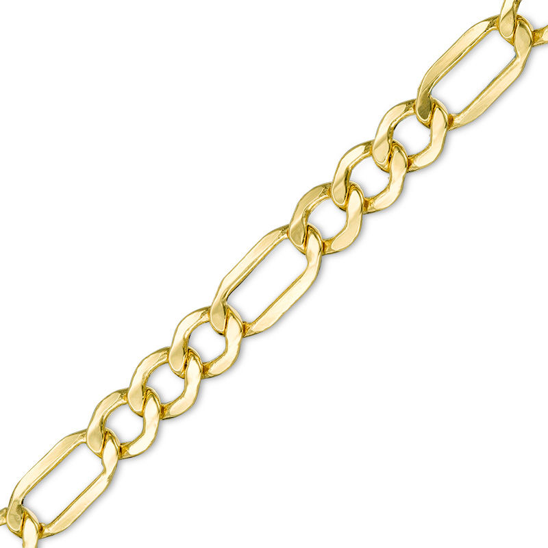 Main Image 1 of 5.0mm Figaro Chain Bracelet in 14K Gold - 8.5"