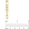 Thumbnail Image 2 of 5.0mm Figaro Chain Bracelet in 14K Gold - 8.5"