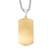 Thumbnail Image 2 of Men's "John 3:16" Dog Tag Pendant in Two-Tone Stainless Steel - 24"