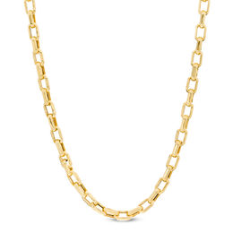 Made in Italy Men's Square Link Chain Necklace in 14K Gold - 22&quot;