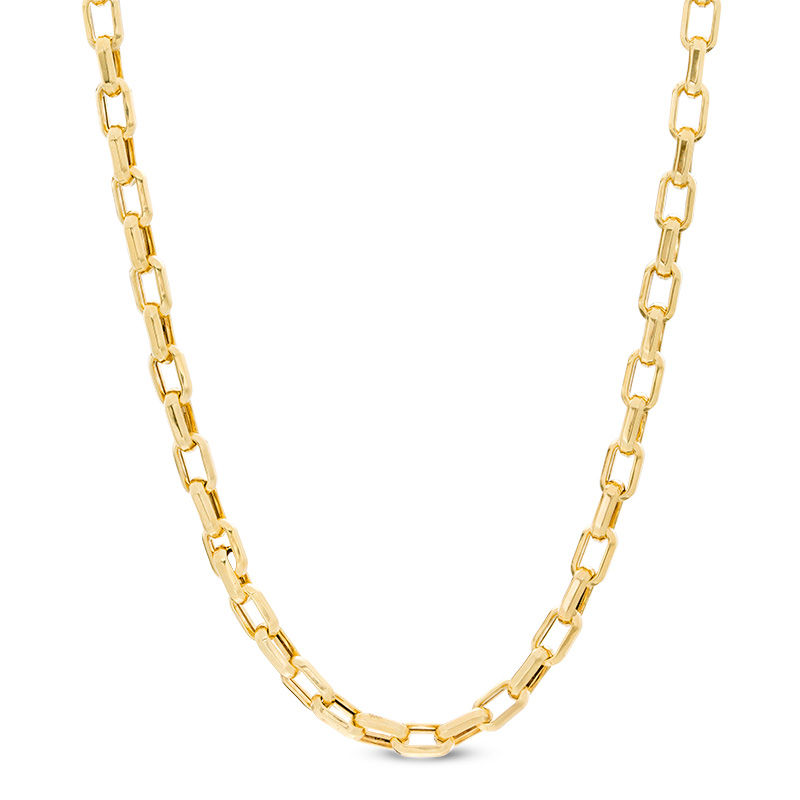 Men's 4.1mm Link Chain Necklace in 14K Gold - 22