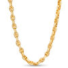 Thumbnail Image 1 of Made in Italy Men's 6.0mm Gucci Mariner Chain Necklace in 14K Gold - 22"