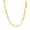 Thumbnail Image 1 of Made in Italy Men's Segmented Curb Chain Necklace in 14K Gold - 22"