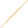 Thumbnail Image 0 of Made in Italy Diamond-Cut Sliding Beads Bracelet in 14K Gold - 7.5"