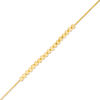 Thumbnail Image 1 of Made in Italy Diamond-Cut Sliding Beads Bracelet in 14K Gold - 7.5"