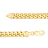 Thumbnail Image 1 of Made in Italy Men's 6.8mm Cuban Curb Chain Necklace in 14K Gold - 24"