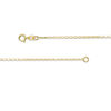 Thumbnail Image 2 of Made in Italy 1.27mm Mirror Link Chain Necklace in 14K Gold - 20"