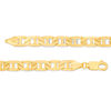 Thumbnail Image 2 of Made in Italy 5.5mm Diamond-Cut Mariner Chain Bracelet in 14K Gold - 8.5"