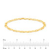 Thumbnail Image 3 of Made in Italy 5.5mm Diamond-Cut Mariner Chain Bracelet in 14K Gold - 8.5"