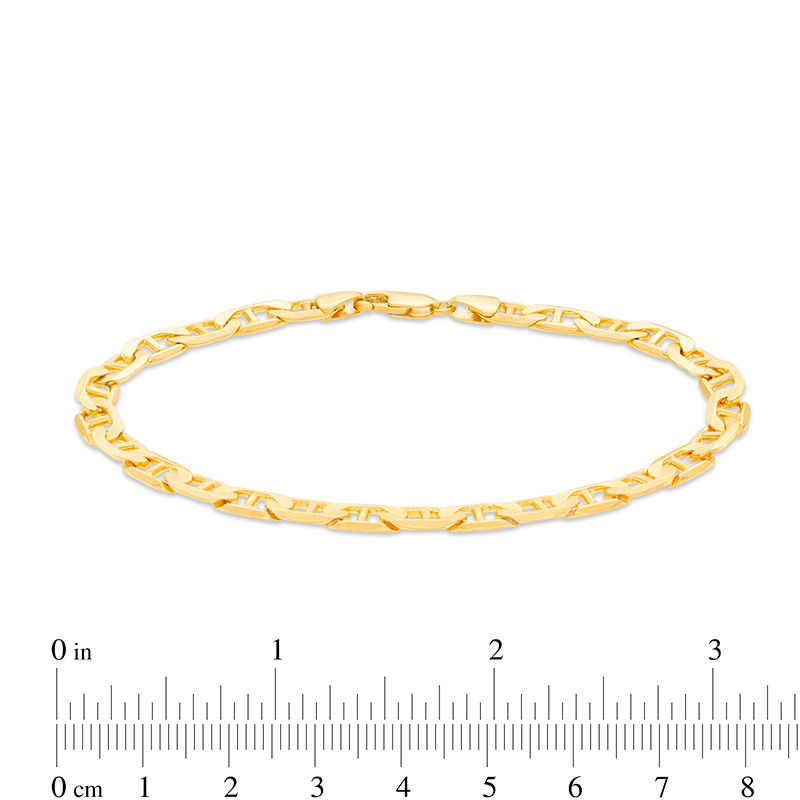 Main Image 3 of Made in Italy 5.5mm Diamond-Cut Mariner Chain Bracelet in 14K Gold - 8.5"