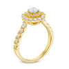Thumbnail Image 2 of Love's Destiny by Zales 1-1/4 CT. T.W. Certified Diamond Double Frame Engagement Ring in 14K Gold (I/I1)