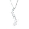 Thumbnail Image 1 of 1/2 CT. T.W. Journey Diamond Pendant in 14K White Gold