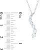 Thumbnail Image 2 of 1/2 CT. T.W. Journey Diamond Pendant in 14K White Gold