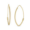 Made in Italy Oval Cascading Hoop Earrings in 14K Gold