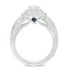 Thumbnail Image 2 of Vera Wang Love Collection 1-1/5 CT. T.W. Diamond Double Cushion Frame Engagement Ring in 14K White Gold