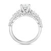 Thumbnail Image 3 of Adrianna Papell 2-1/4 CT. T.W. Certified Diamond Bridal Set in 14K Two-Tone Gold (I/I1)