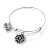 Thumbnail Image 1 of Alex and Ani Take the Wheel Charm Bangle in Silver-Tone Brass