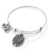 Thumbnail Image 1 of Alex and Ani Guardian of Love Charm Bangle in Silver-Tone Brass