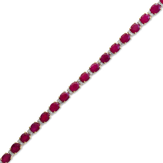 Zales on sale ruby bracelet