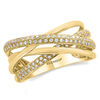 Thumbnail Image 1 of EFFY™ Collection 3/8 CT. T.W. Diamond Orbit-Style Ring in 14K Gold