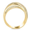 Thumbnail Image 3 of EFFY™ Collection 3/8 CT. T.W. Diamond Orbit-Style Ring in 14K Gold