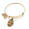 Thumbnail Image 1 of Alex and Ani Key to Life Charm Bangle in Gold-Tone Brass