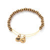 Thumbnail Image 1 of Alex and Ani Nile Beaded Bangle in Gold-Tone Brass