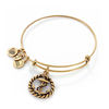 Thumbnail Image 1 of Alex and Ani Nautical Anchor Charm Bangle in Gold-Tone Brass
