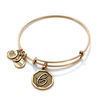 Thumbnail Image 1 of Alex and Ani Initial "C" Charm Bangle In Gold-Tone Brass