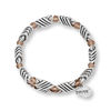 Thumbnail Image 1 of Alex and Ani Forest's Blessing Misty Morning Crystal and Beaded Wrap Bangle in Silver-Tone Brass