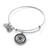 Thumbnail Image 1 of Alex and Ani Houston Astros Logo Charm Bangle in Silver-Tone Brass