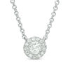 Thumbnail Image 0 of 1/6 CT. T.W. Diamond Frame Necklace in 10K White Gold