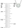 Thumbnail Image 1 of 1/6 CT. T.W. Diamond Frame Necklace in 10K White Gold