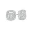 Thumbnail Image 1 of Diamond Accent Cushion Stud Earrings in Sterling Silver
