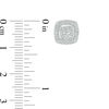 Thumbnail Image 2 of Diamond Accent Cushion Stud Earrings in Sterling Silver