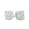 1/8 CT. T.W. Composite Diamond Stud Earrings in 10K White Gold