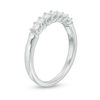 Thumbnail Image 2 of 1/2 CT. T.W. Princess-Cut Diamond Seven Stone Anniversary Band in 14K White Gold