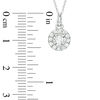 Thumbnail Image 2 of 1/4 CT. T.W. Diamond Frame Pendant in 10K White Gold