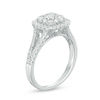 Thumbnail Image 1 of 1 CT. T.W. Composite Diamond Cushion Frame Engagement Ring in 10K White Gold
