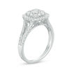 Thumbnail Image 2 of 1 CT. T.W. Composite Diamond Cushion Frame Engagement Ring in 10K White Gold