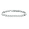 Thumbnail Image 1 of 5 CT. T.W. Composite Diamond Sunburst Bracelet in 10K White Gold - 7.25"