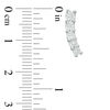 Thumbnail Image 2 of Diamond Accent Curved Crawler Earrings in Sterling Silver